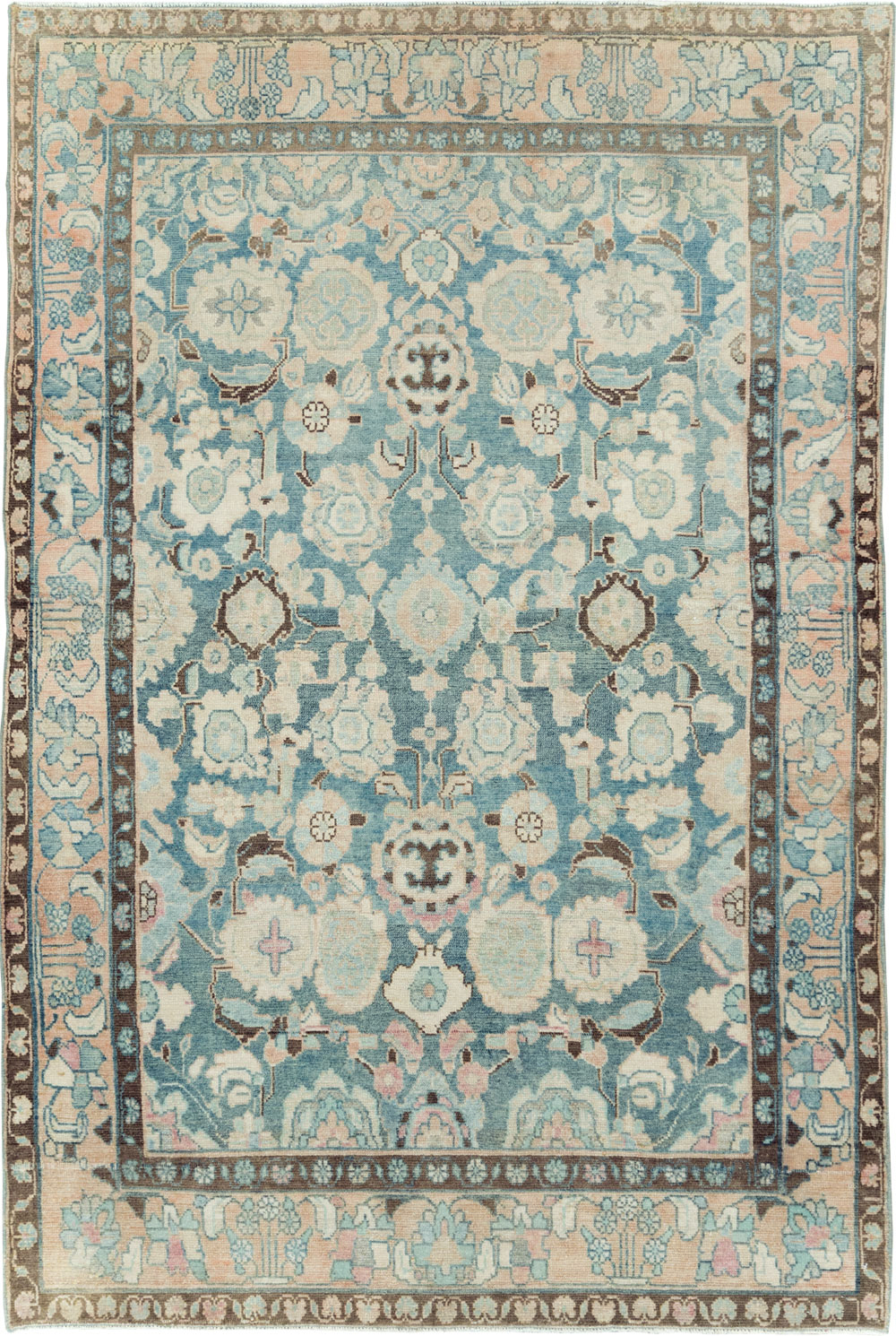 Vintage Persian Malayer Accent Rug, No.29987 - Galerie Shabab