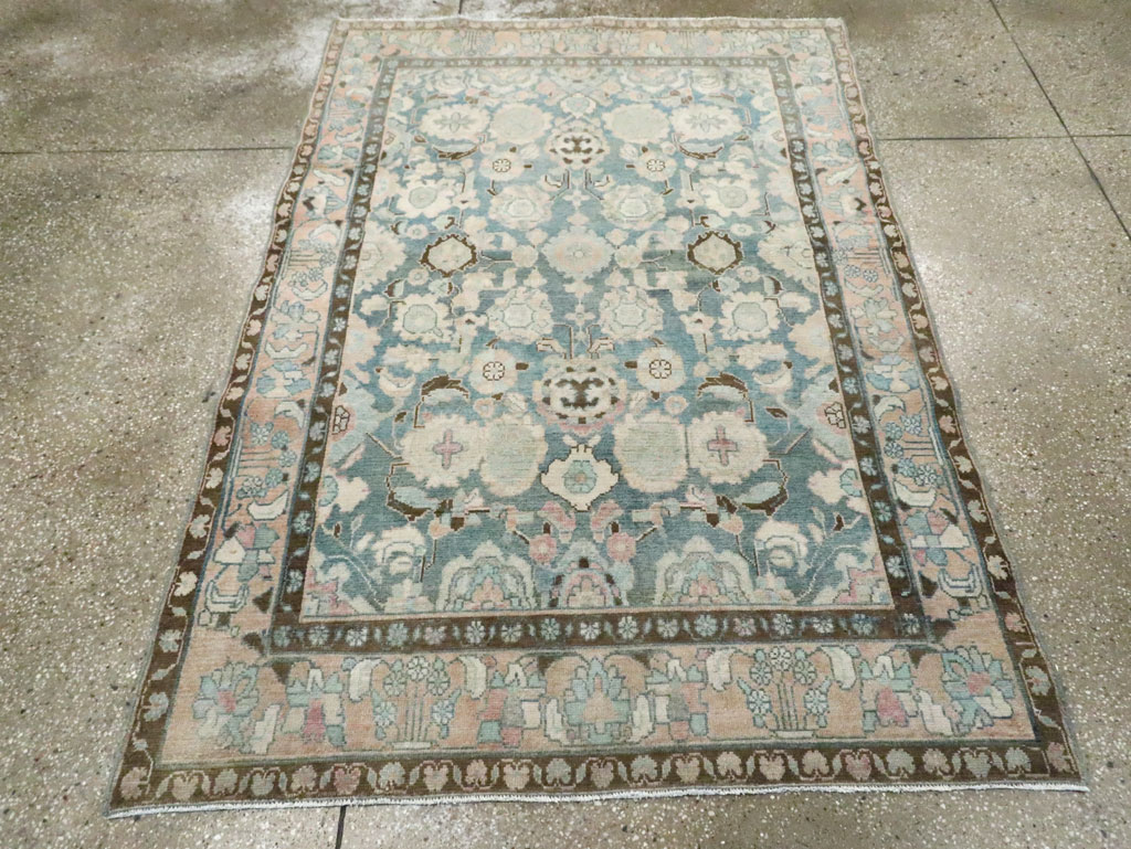 Vintage Persian Malayer Accent Rug, No.29987 - Galerie Shabab