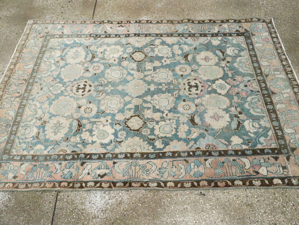 Vintage Persian Malayer Accent Rug, No.29987 - Galerie Shabab