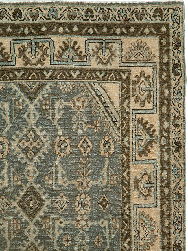 Vintage Persian Malayer Throw Rug, No.29988 - Galerie Shabab