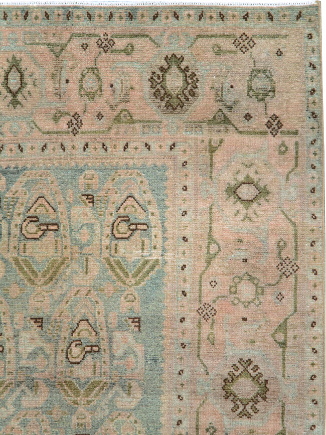 Vintage Persian Malayer Accent Rug, No.29990 - Galerie Shabab