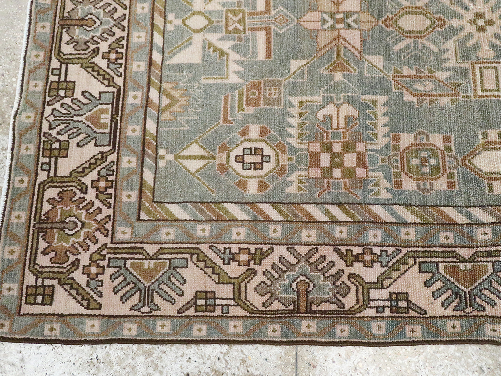 Vintage Persian Malayer Accent Rug, No.29991 - Galerie Shabab