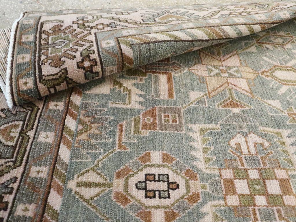 Vintage Persian Malayer Accent Rug, No.29991 - Galerie Shabab