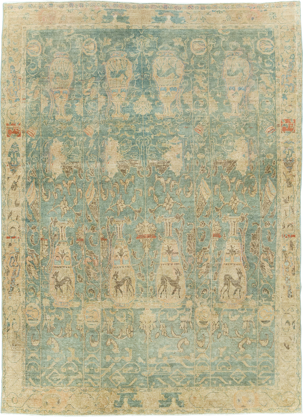 Vintage Persian Shiraz Carpet, No.29992 - Galerie Shabab