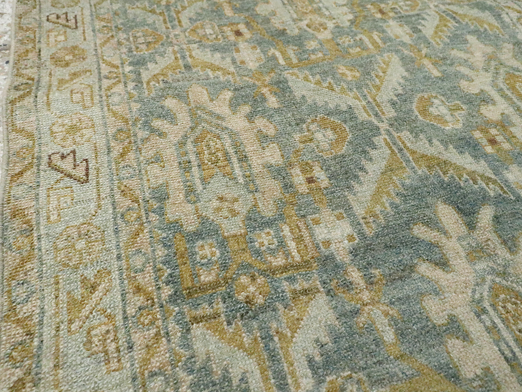 Vintage Persian Malayer Throw Rug, No.29993 - Galerie Shabab