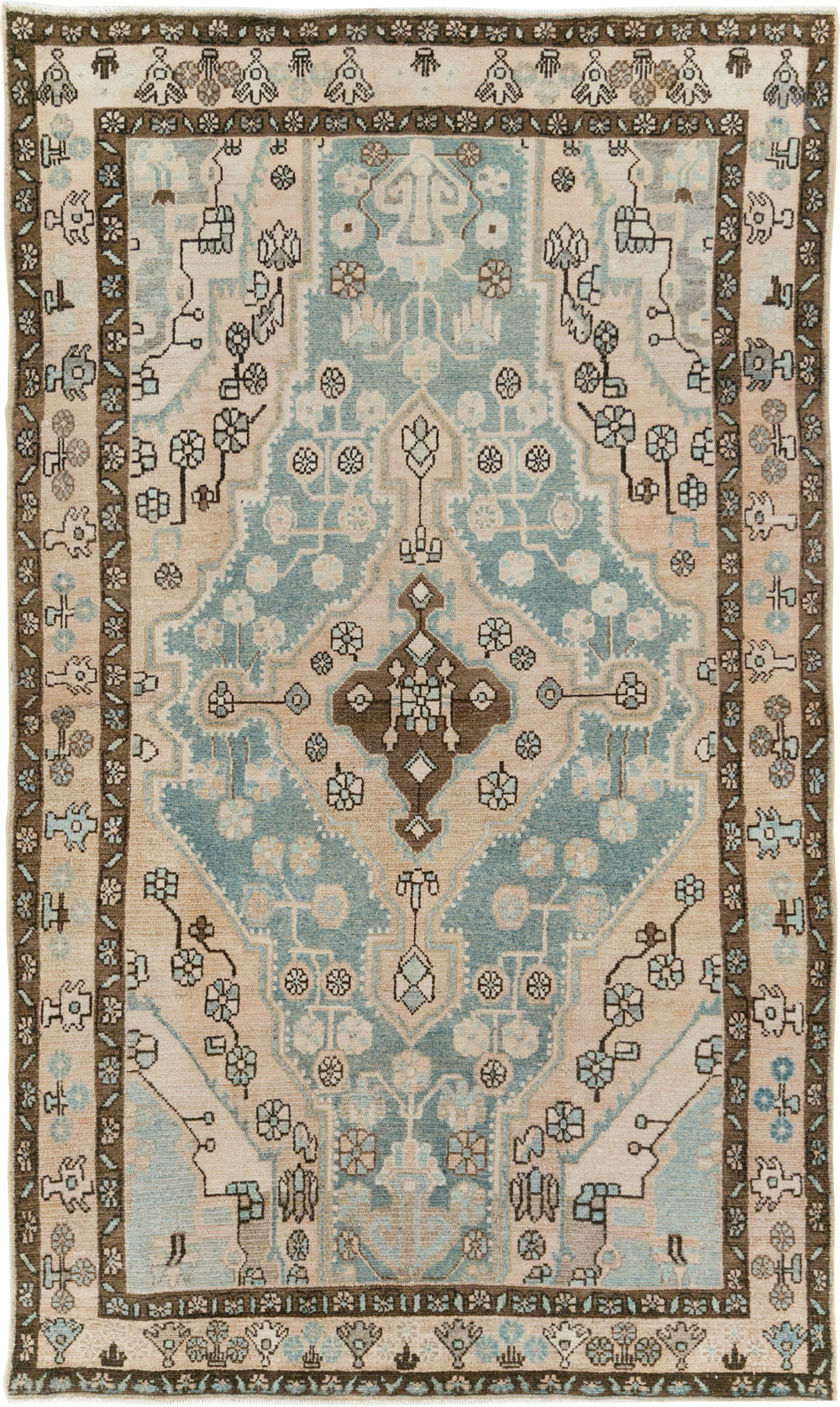 Vintage Persian Malayer Accent Rug, No.29994 - Galerie Shabab
