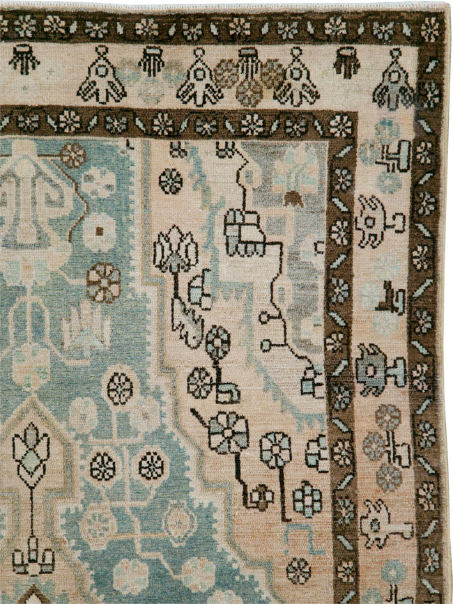 Vintage Persian Malayer Accent Rug, No.29994 - Galerie Shabab