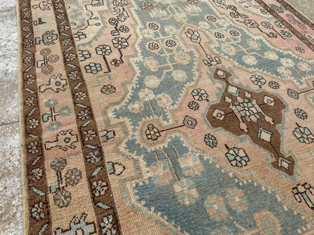 Vintage Persian Malayer Accent Rug, No.29994 - Galerie Shabab