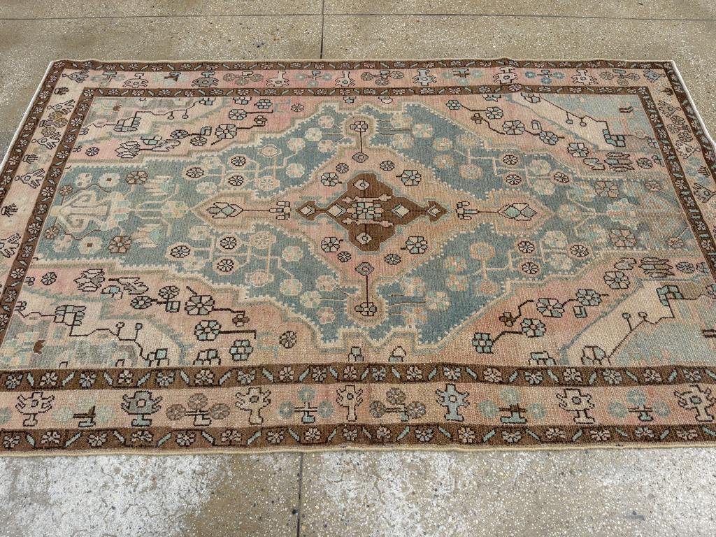 Vintage Persian Malayer Accent Rug, No.29994 - Galerie Shabab