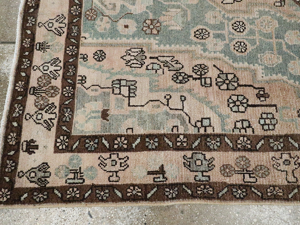 Vintage Persian Malayer Accent Rug, No.29994 - Galerie Shabab