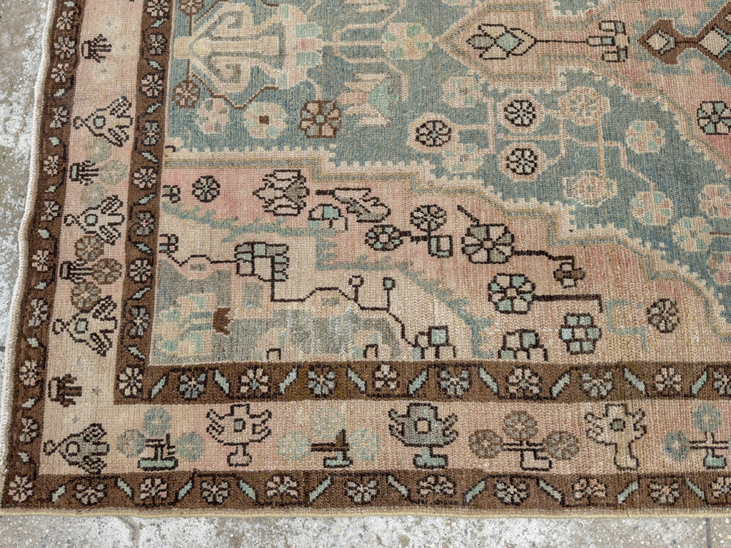 Vintage Persian Malayer Accent Rug, No.29994 - Galerie Shabab