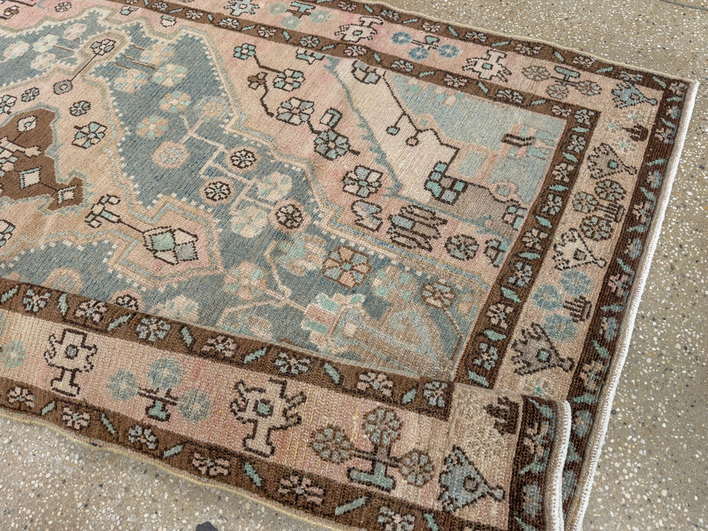 Vintage Persian Malayer Accent Rug, No.29994 - Galerie Shabab