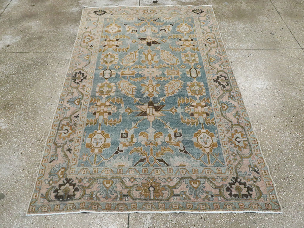 Vintage Persian Malayer Accent Rug, No.29996 - Galerie Shabab