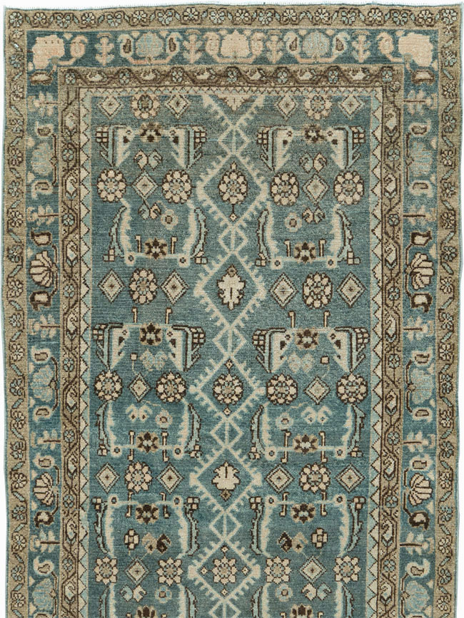 Vintage Persian Malayer Runner, No.29997 - Galerie Shabab