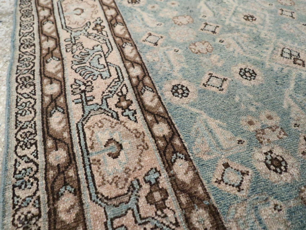 Vintage Persian Malayer Throw Rug, No.29998 - Galerie Shabab