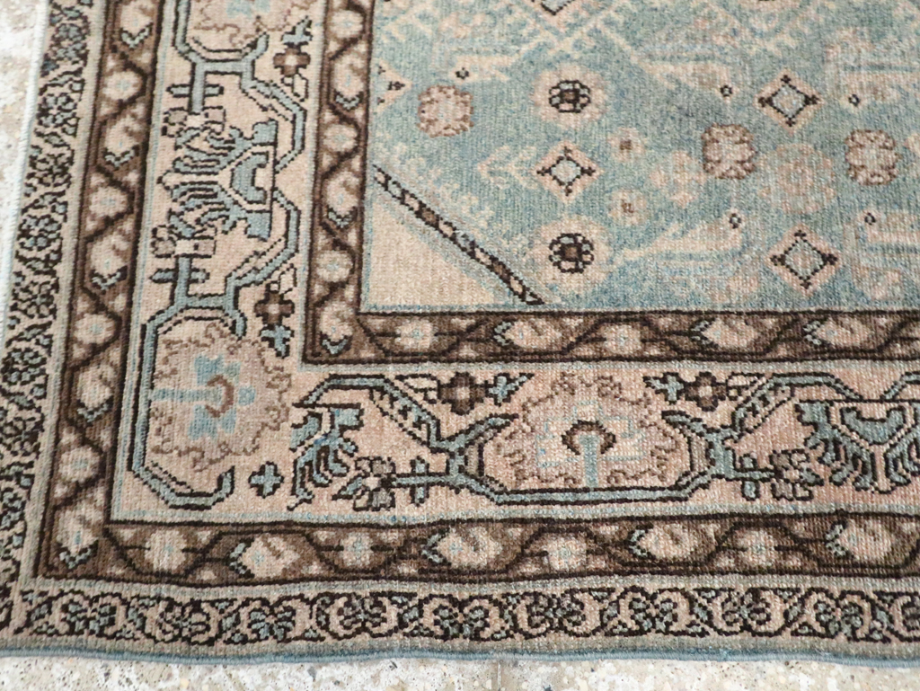 Vintage Persian Malayer Throw Rug, No.29998 - Galerie Shabab