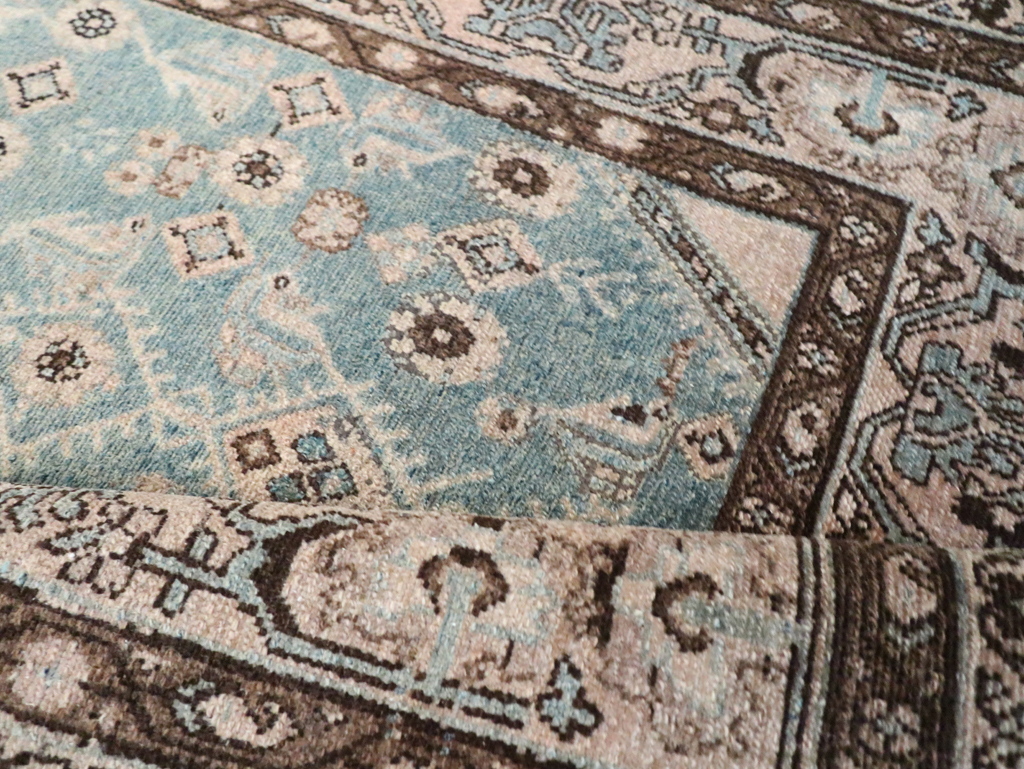 Vintage Persian Malayer Throw Rug, No.29998 - Galerie Shabab