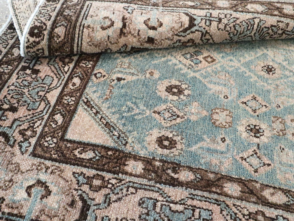 Vintage Persian Malayer Throw Rug, No.29998 - Galerie Shabab