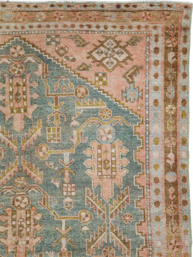Vintage Persian Malayer Accent Rug, No.30000 - Galerie Shabab