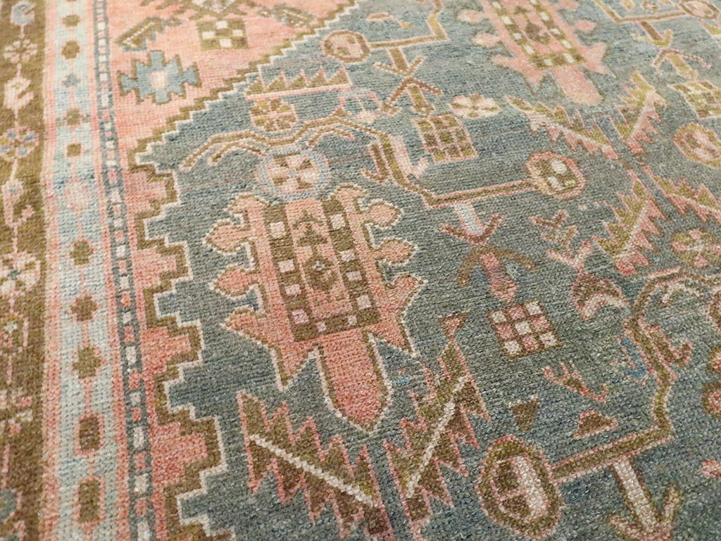 Vintage Persian Malayer Accent Rug, No.30000 - Galerie Shabab