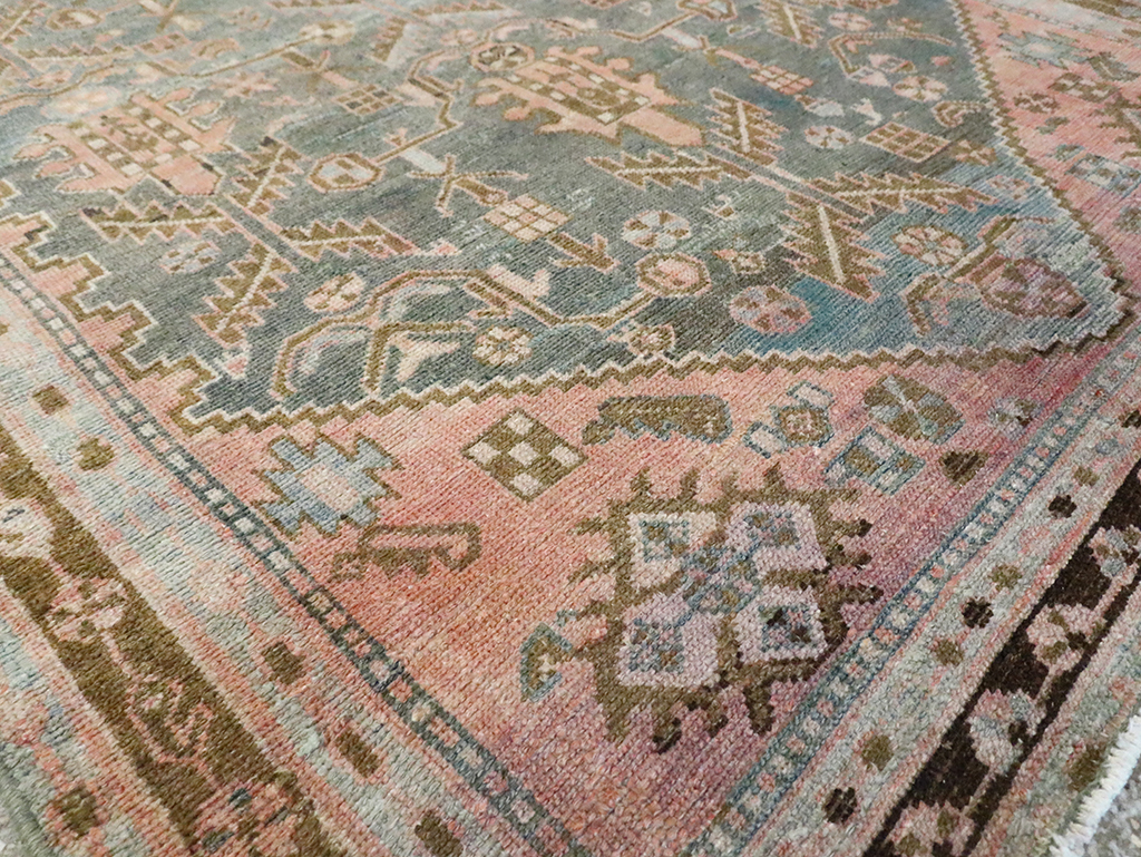 Vintage Persian Malayer Accent Rug, No.30000 - Galerie Shabab