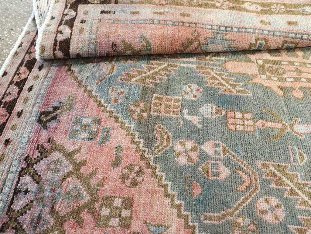 Vintage Persian Malayer Accent Rug, No.30000 - Galerie Shabab