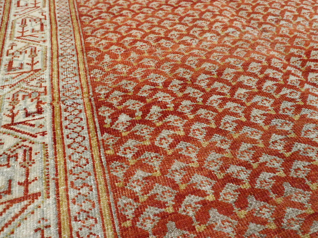 Vintage Persian Malayer Accent Rug, No.30001 - Galerie Shabab