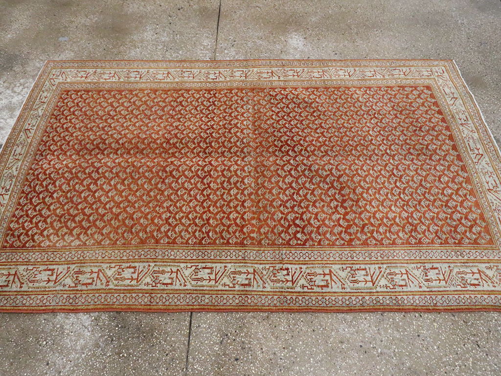 Vintage Persian Malayer Accent Rug, No.30001 - Galerie Shabab