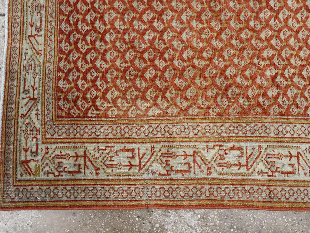 Vintage Persian Malayer Accent Rug, No.30001 - Galerie Shabab