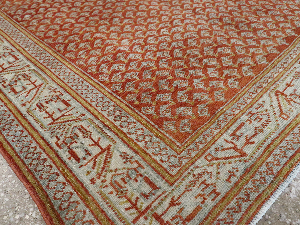 Vintage Persian Malayer Accent Rug, No.30001 - Galerie Shabab
