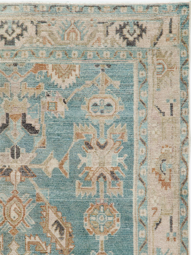 Vintage Persian Malayer Accent Rug, No.30005 - Galerie Shabab