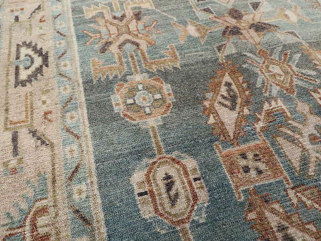 Vintage Persian Malayer Accent Rug, No.30005 - Galerie Shabab