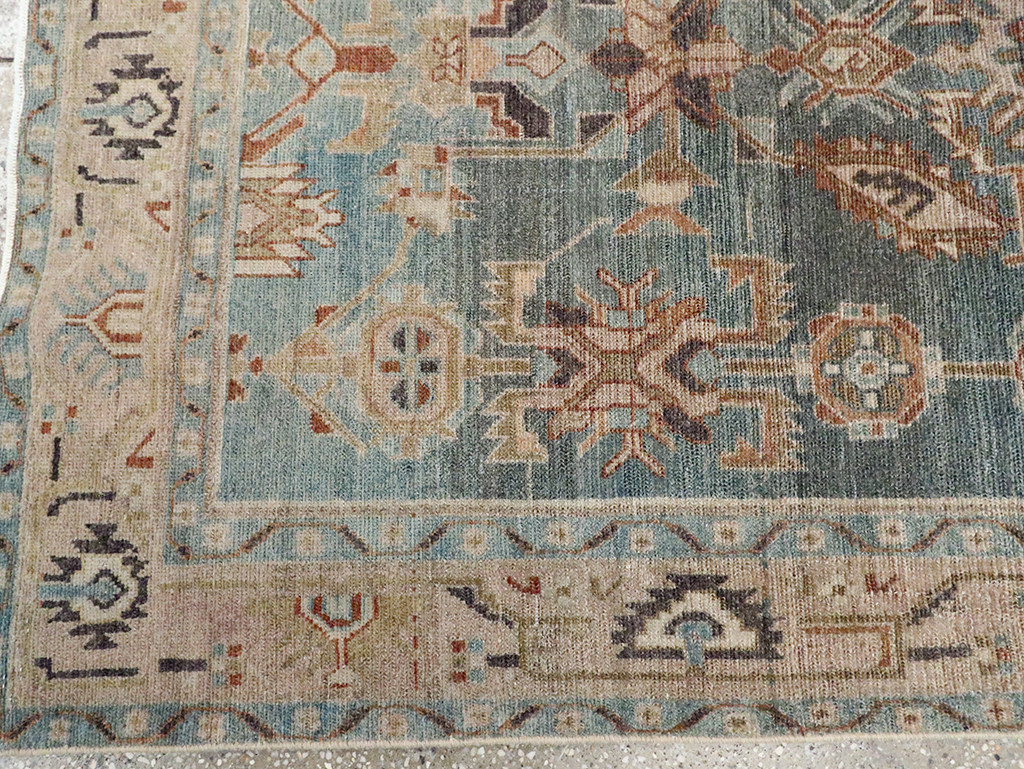 Vintage Persian Malayer Accent Rug, No.30005 - Galerie Shabab