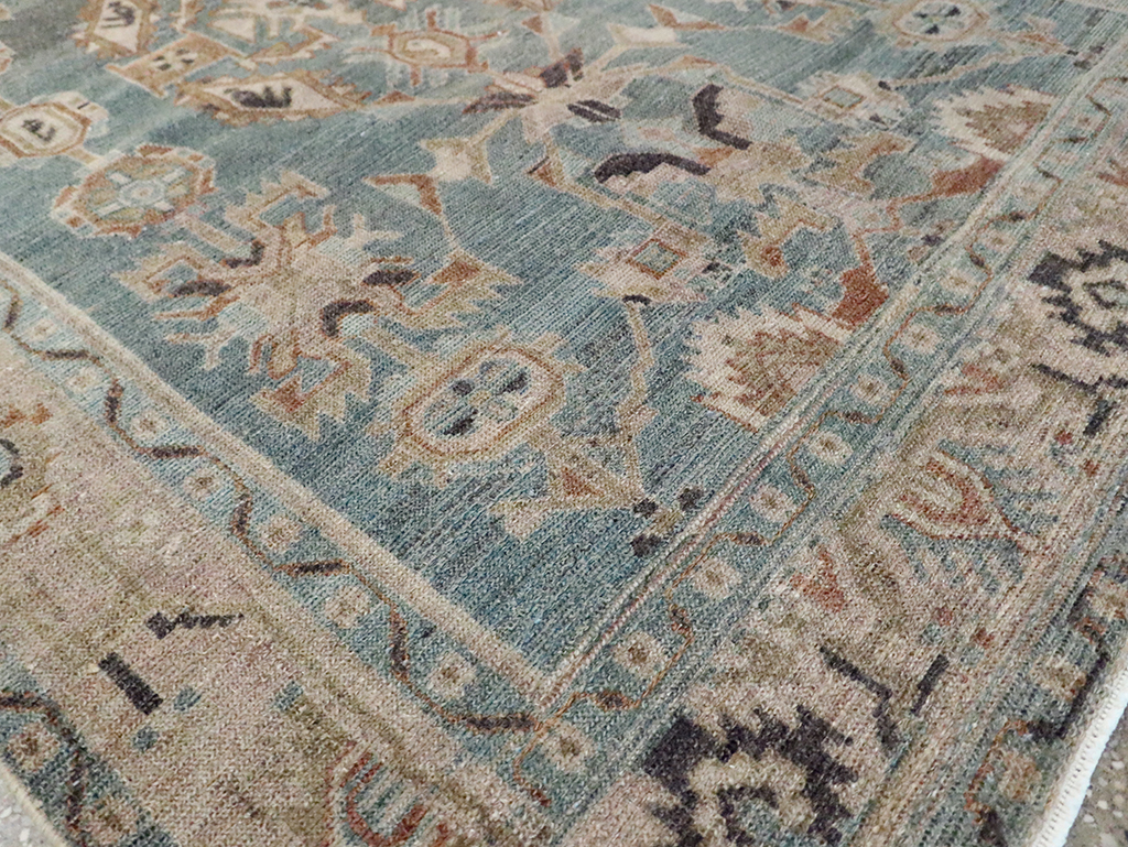 Vintage Persian Malayer Accent Rug, No.30005 - Galerie Shabab