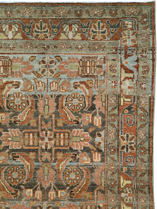 Antique Persian Malayer Gallery Rug, No.30006 - Galerie Shabab