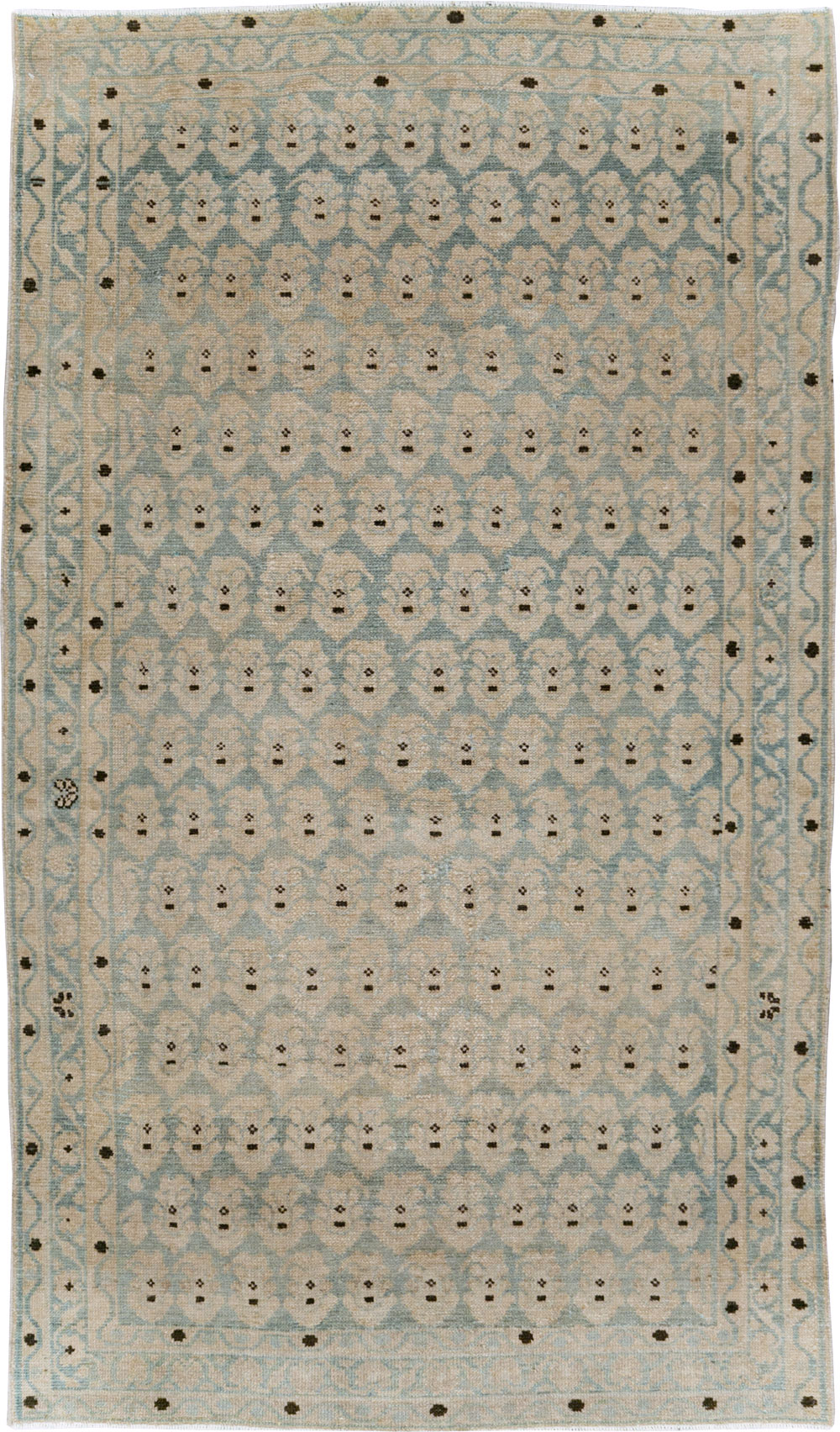Vintage Persian Malayer Accent Rug, No.30007 - Galerie Shabab