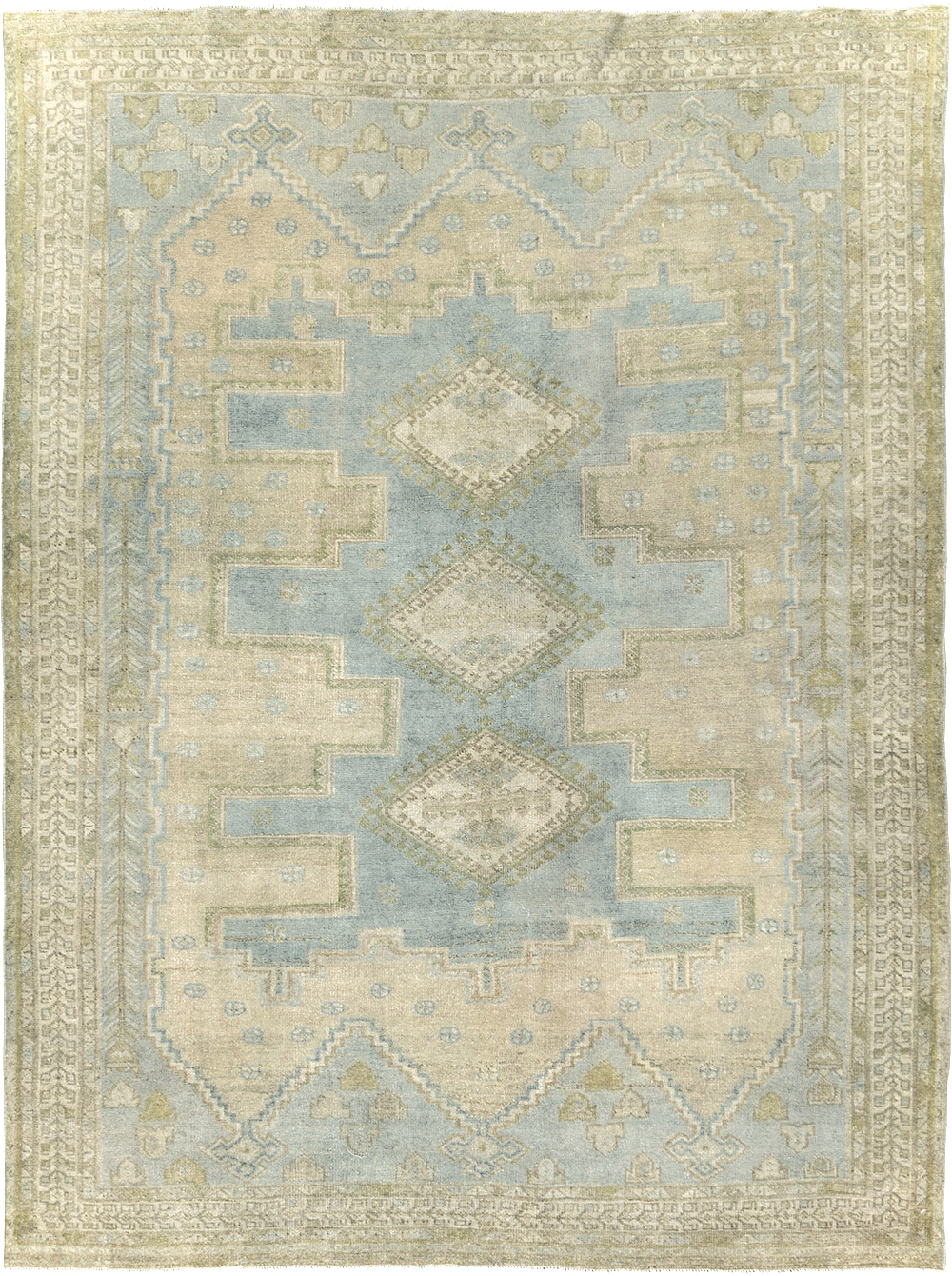 Vintage Persian Afshar Tribal Accent Rug, No.30009 - Galerie Shabab