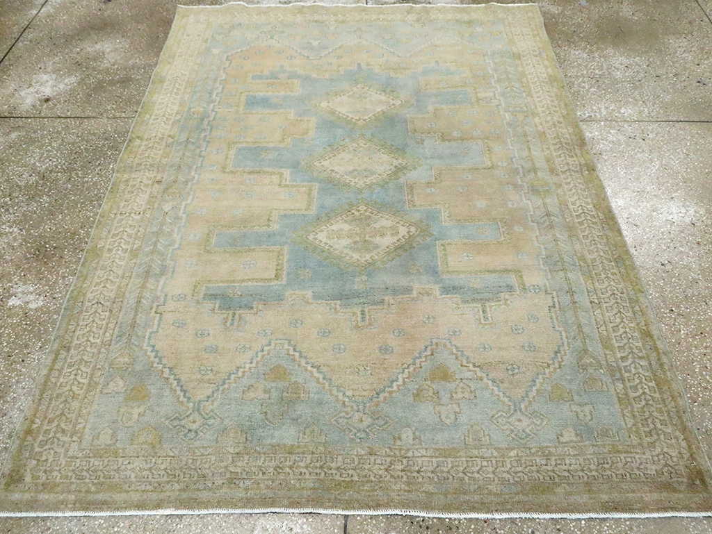 Vintage Persian Afshar Tribal Accent Rug, No.30009 - Galerie Shabab