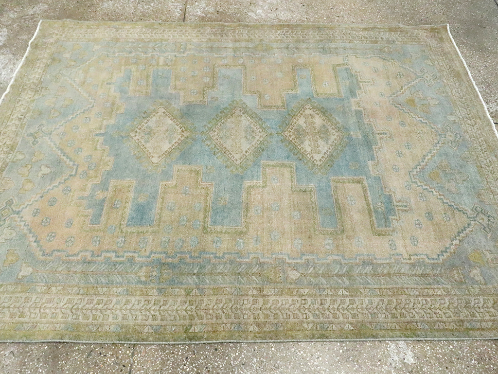 Vintage Persian Afshar Tribal Accent Rug, No.30009 - Galerie Shabab