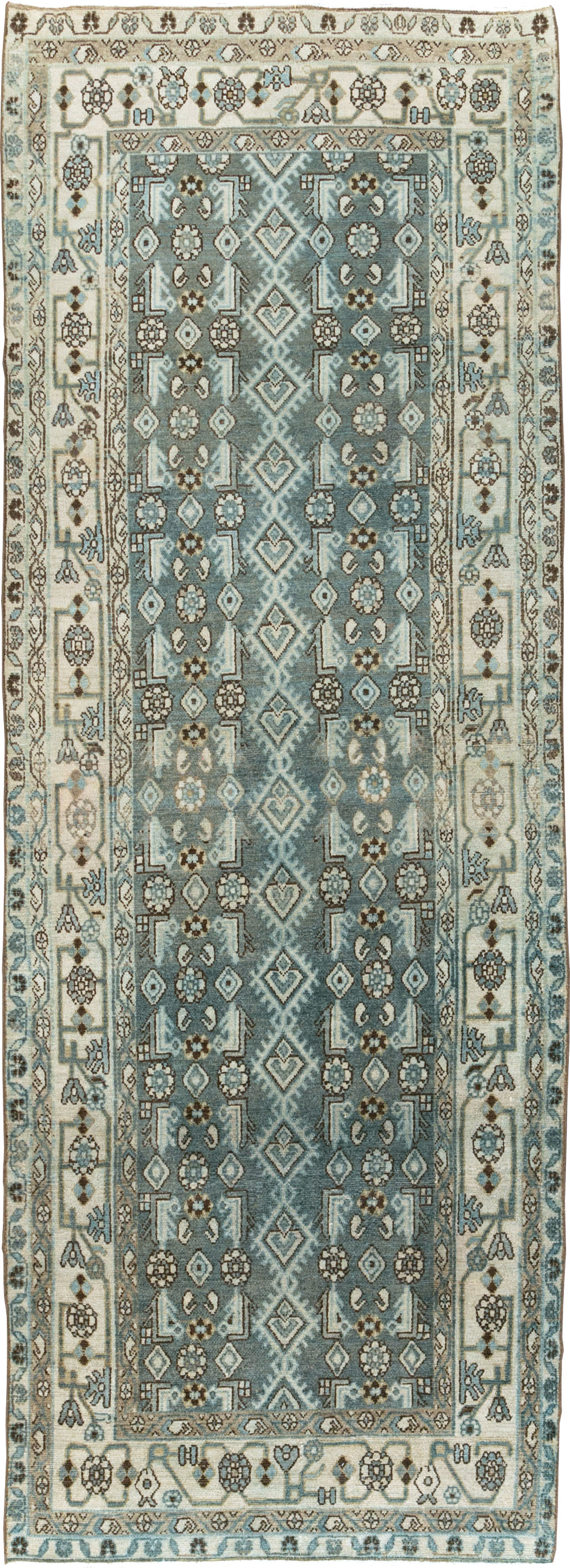 Vintage Persian Malayer Runner, No.30010 - Galerie Shabab