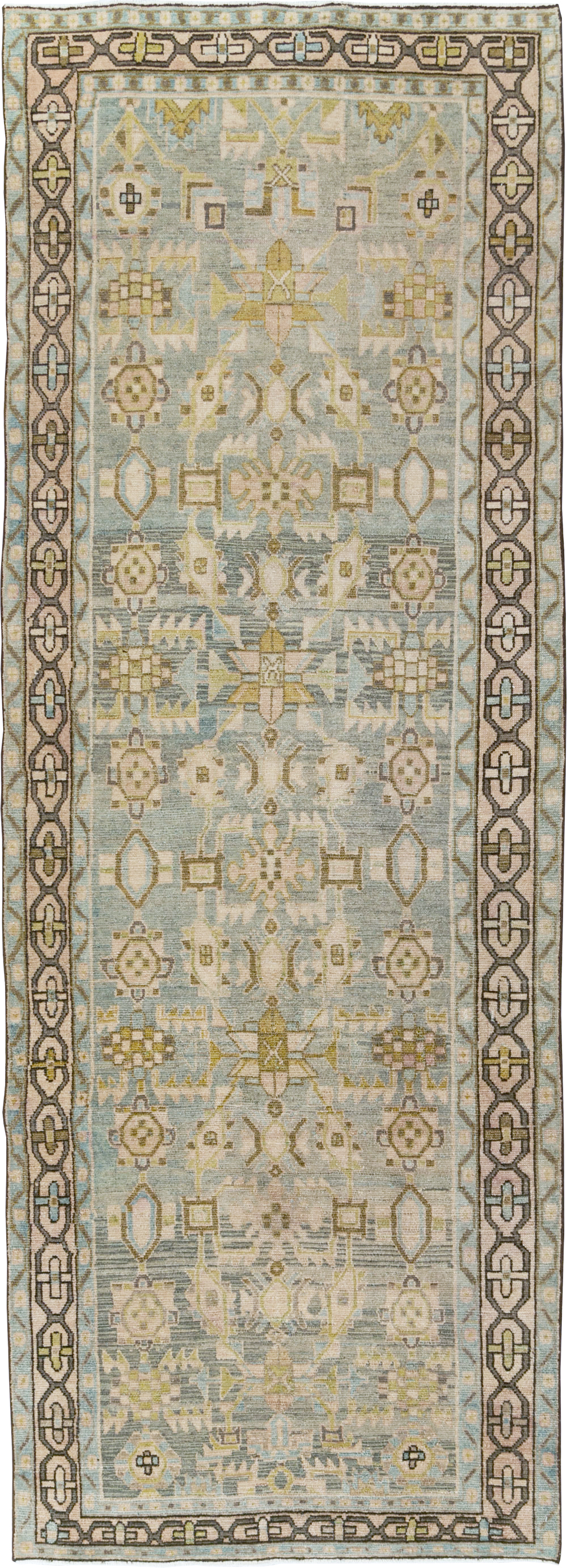 Vintage Persian Malayer Gallery Carpet, No.30013 - Galerie Shabab