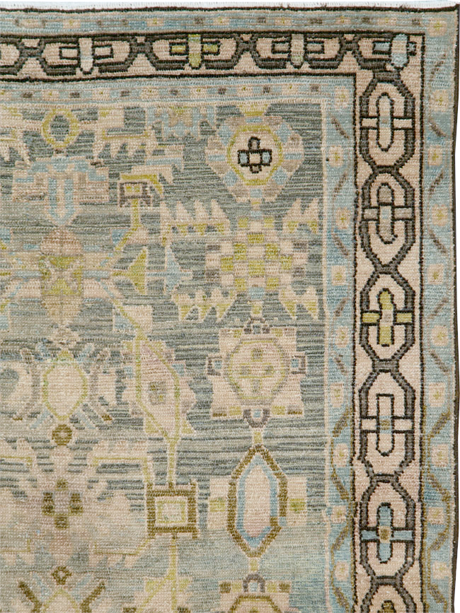 Vintage Persian Malayer Gallery Carpet, No.30013 - Galerie Shabab