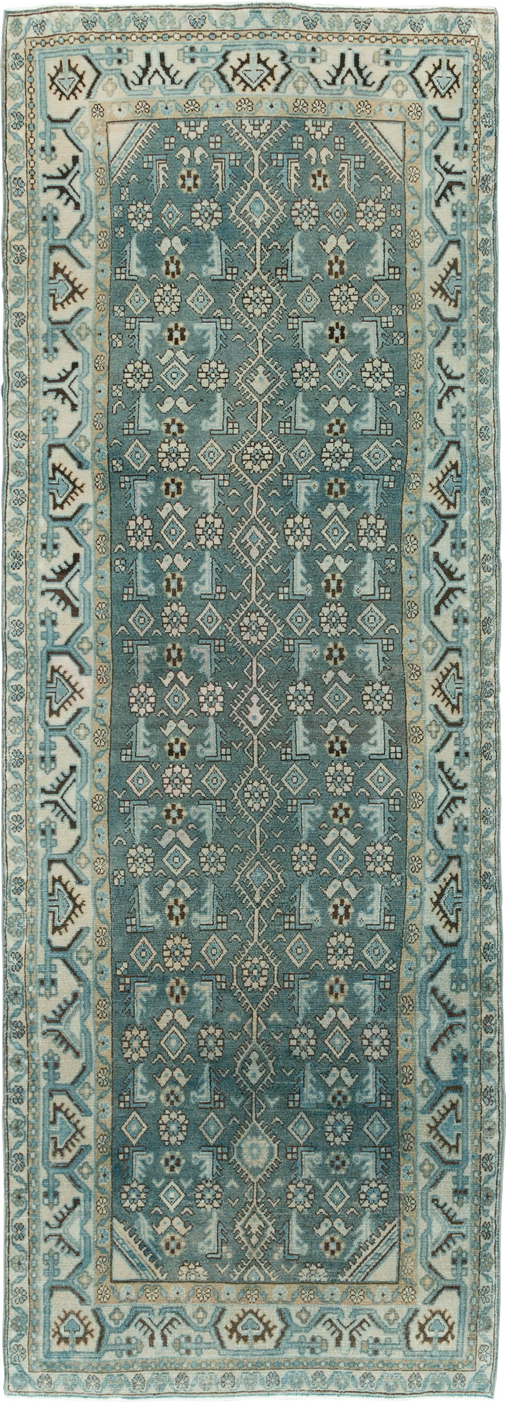Vintage Persian Malayer Gallery Carpet, No.30014 - Galerie Shabab