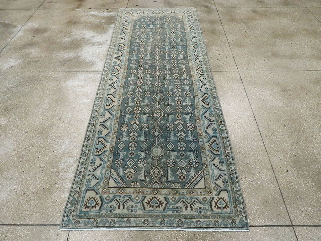 Vintage Persian Malayer Gallery Carpet, No.30014 - Galerie Shabab