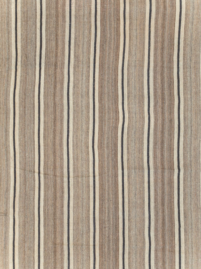 Modern Turkish Oversize Flatweave, No.30019 - Galerie Shabab