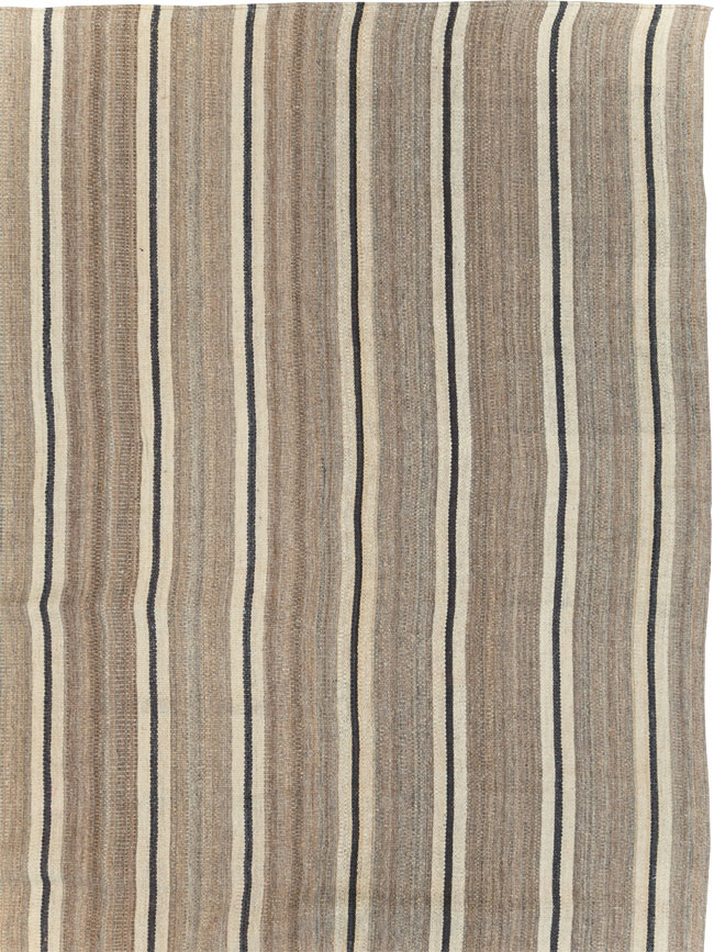 Modern Turkish Oversize Flatweave, No.30019 - Galerie Shabab