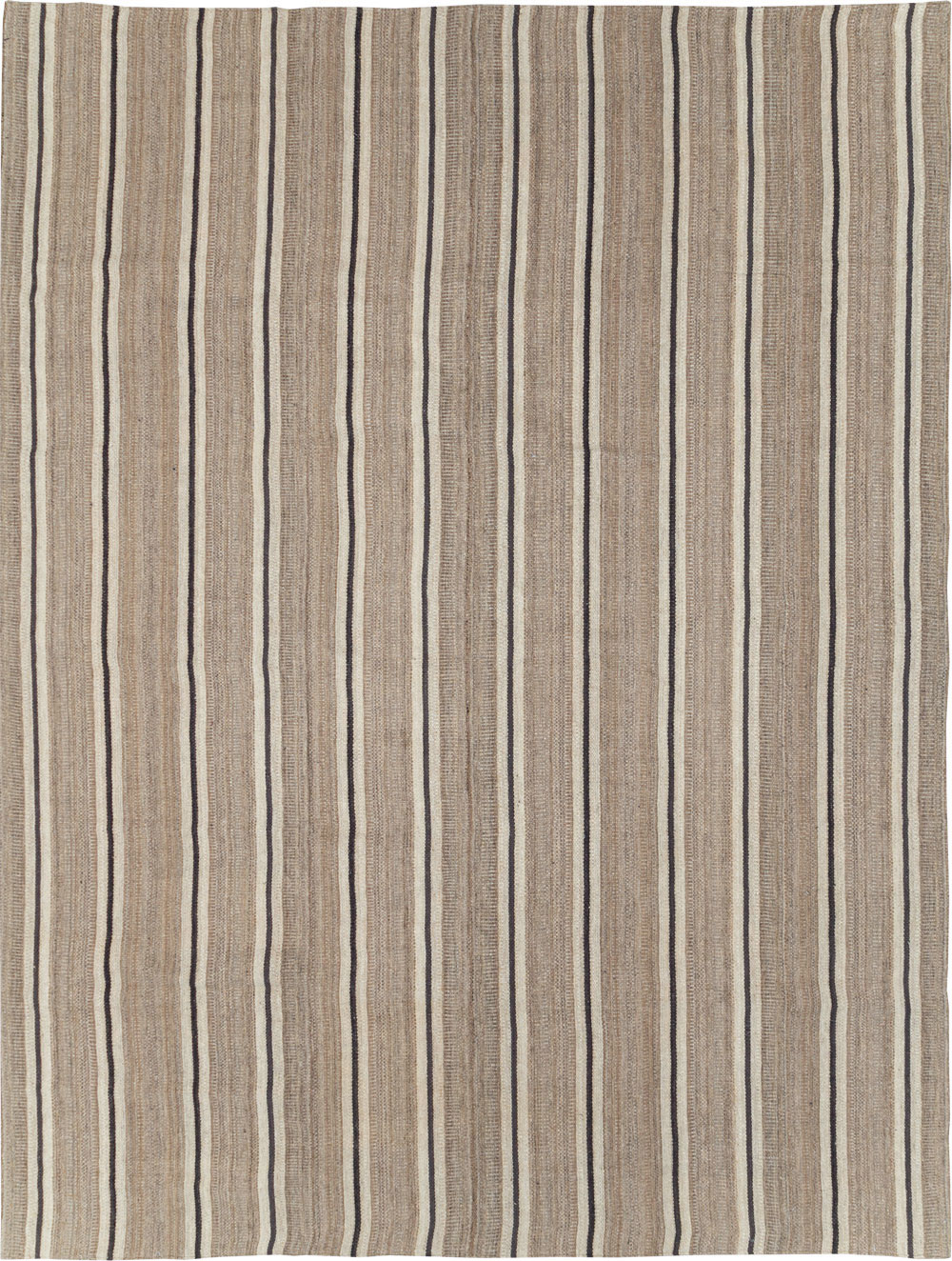 Modern Persian Flatweave Kilim Room Size Carpet, No.30025 - Galerie Shabab