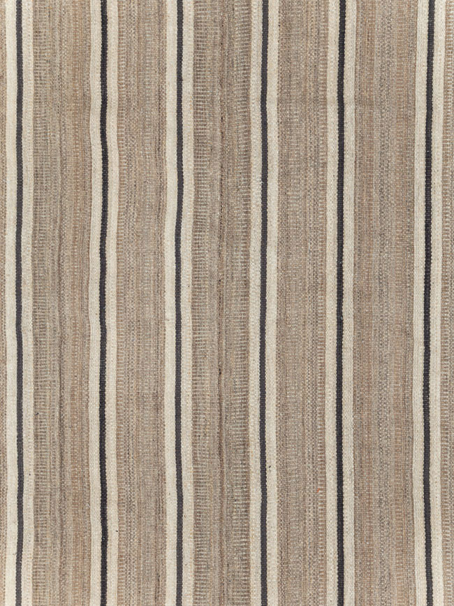 Modern Persian Flatweave Kilim Room Size Carpet, No.30025 - Galerie Shabab