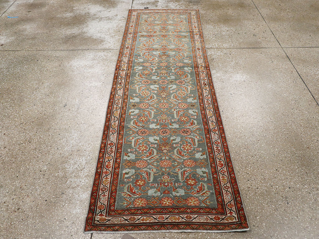 Vintage Persian Malayer Runner, No.30041 - Galerie Shabab