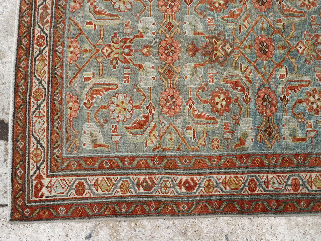 Vintage Persian Malayer Runner, No.30041 - Galerie Shabab